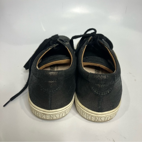 Birkenstock Arran sneakers shimmery black comfort shoes women’s size 38 / 7 - Picture 4 of 11